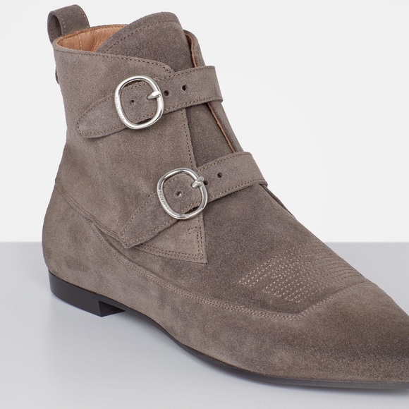 All Saints Viv Suede Boots - Picture 2 of 6